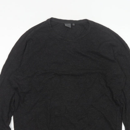 Calvin Klein Men’s Black M Knit Crew Neck Long Sleeve Jumper