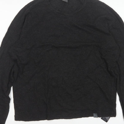 Calvin Klein Men’s Black M Knit Crew Neck Long Sleeve Jumper