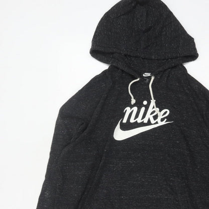 Nike Women’s Black UK 20 Plus Pullover Logo Fleece Hoodie