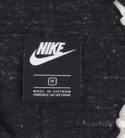Nike Women’s Black UK 20 Plus Pullover Logo Fleece Hoodie