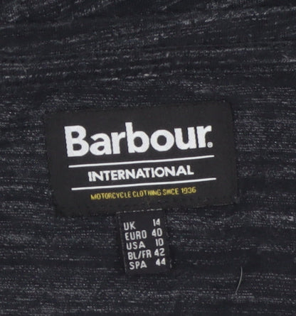 Barbour Women’s Black UK 14 Basic Gold Logo Jersey T-Shirt