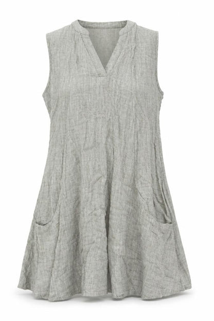 Apricot Women’s Green UK 12 Fit & Flare Sleeveless V-Neck Pocket Dress