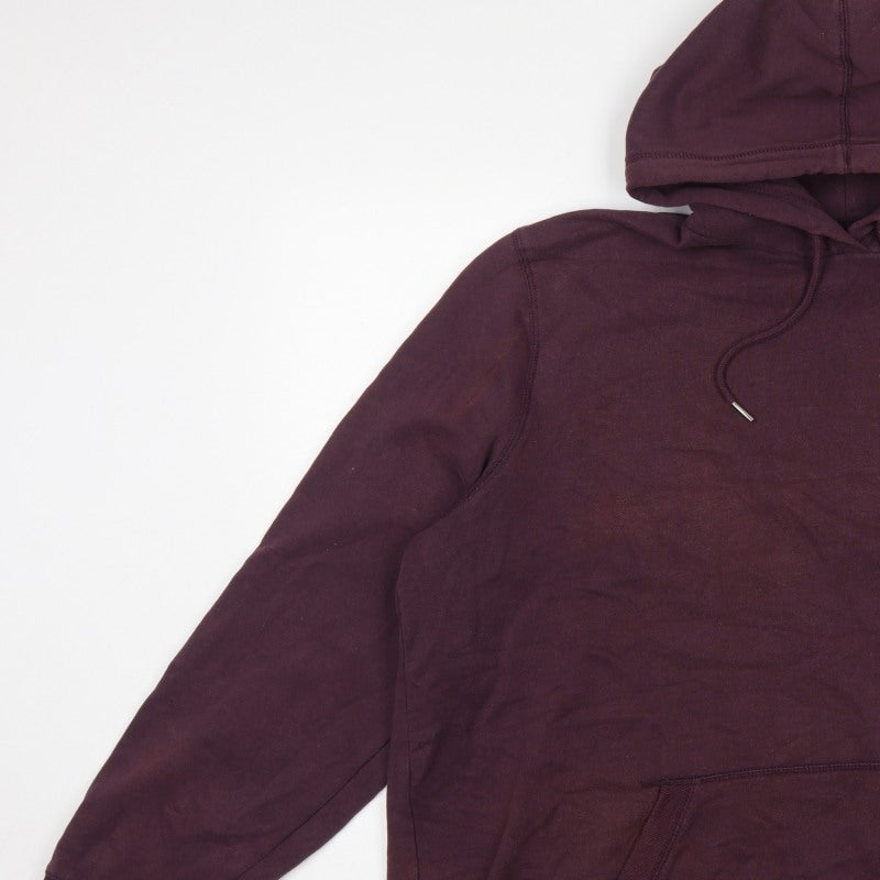 TOG24 Men’s Brown 2XL Pullover Hoodie Logo Pocket Cotton Blend
