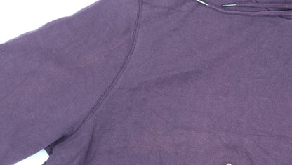 TOG24 Men’s Brown 2XL Pullover Hoodie Logo Pocket Cotton Blend