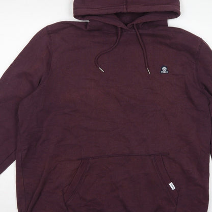TOG24 Men’s Brown 2XL Pullover Hoodie Logo Pocket Cotton Blend