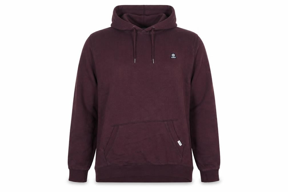 TOG24 Men’s Brown 2XL Pullover Hoodie Logo Pocket Cotton Blend