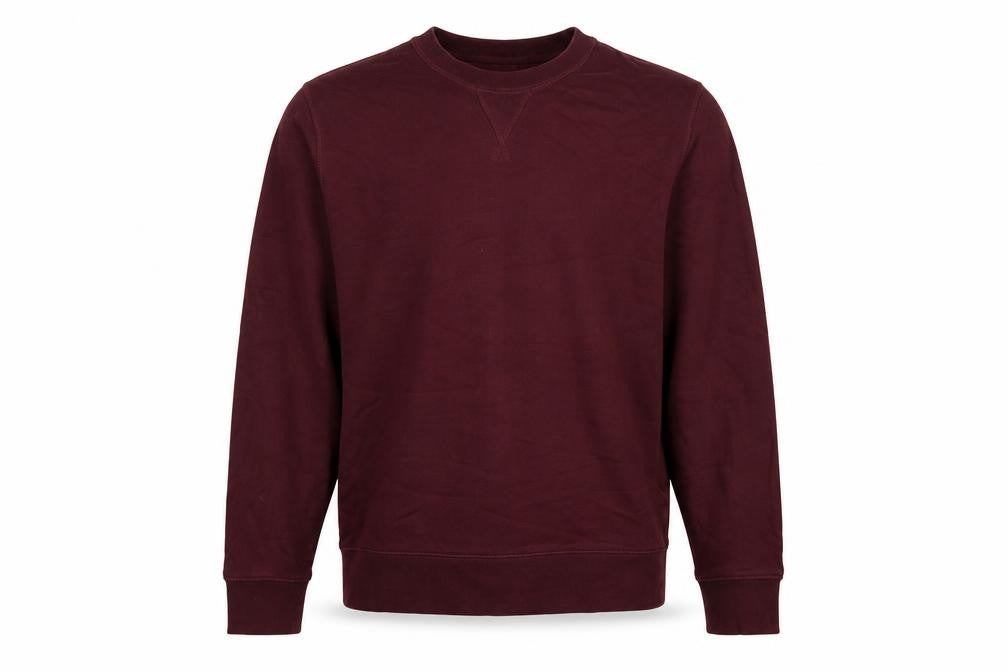ARKET Unisex Adults Red Crew Neck Raglan Pullover Sweatshirt M