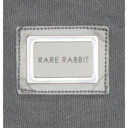 Rare Rabbit Women’s Black S Pullover Crew Neck Logo Sweatshirt