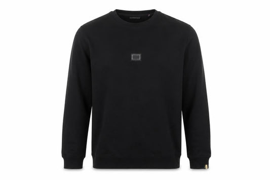 Rare Rabbit Women’s Black S Pullover Crew Neck Logo Sweatshirt