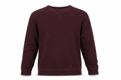 MVP Mens Red M Cotton Crew Neck Pullover Sweatshirt