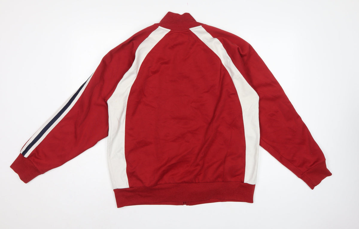 Urban Pipeline Men's Red L Full Zip Track Sweatshirt Number 7