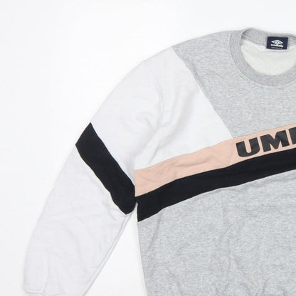 Umbro Women’s Multicoloured S Colourblock Logo Crew Sweatshirt