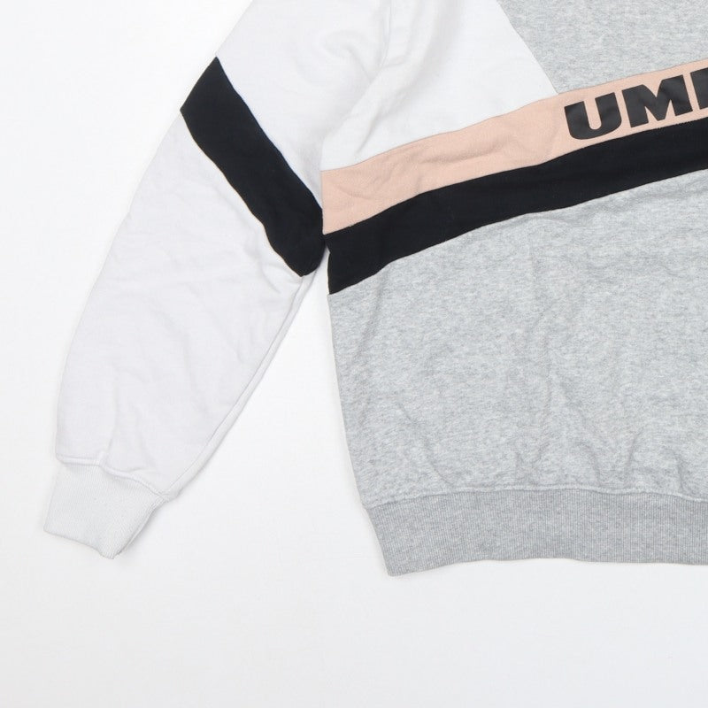 Umbro Women’s Multicoloured S Colourblock Logo Crew Sweatshirt