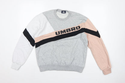 Umbro Women’s Multicoloured S Colourblock Logo Crew Sweatshirt