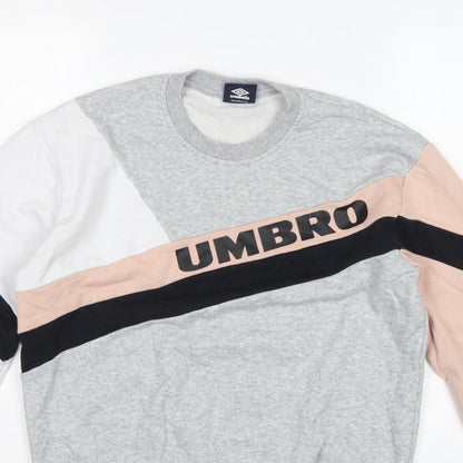 Umbro Women’s Multicoloured S Colourblock Logo Crew Sweatshirt