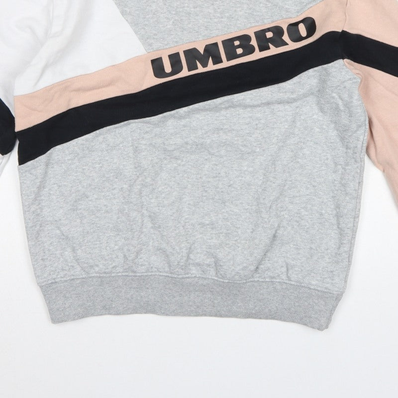 Umbro Women’s Multicoloured S Colourblock Logo Crew Sweatshirt