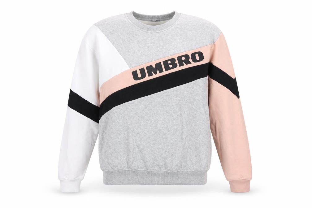 Umbro Women’s Multicoloured S Colourblock Logo Crew Sweatshirt