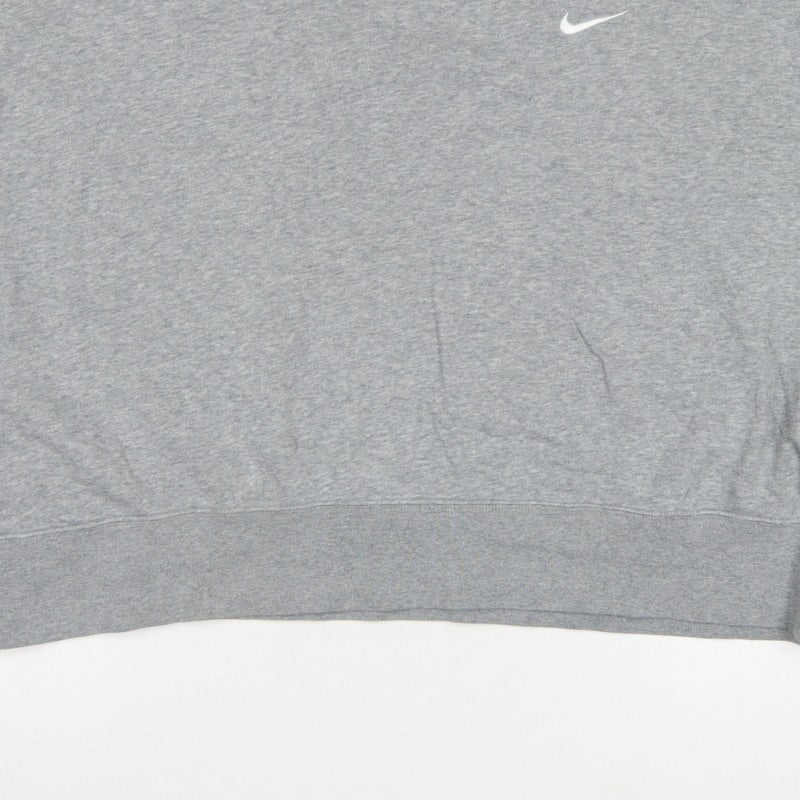 Nike Women’s Grey 2XL Pullover Crew Neck Logo Sweatshirt