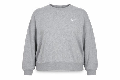 Nike Women’s Grey 2XL Pullover Crew Neck Logo Sweatshirt