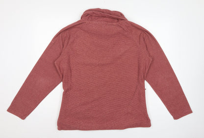 Trespass Women’s Pink UK 16 XL Pullover Fleece Sweatshirt Cowl Neck