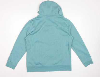 LA Gear Women’s Blue UK 18 Full Zip Hooded Fleece Hoodie Logo