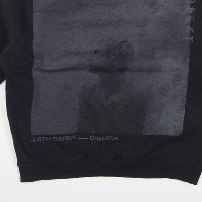 Justin Bieber Women’s Black S Pullover Changes Graphic Sweatshirt