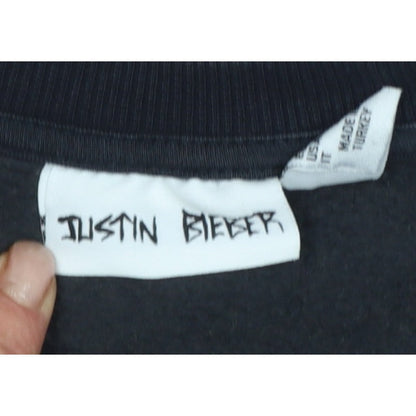 Justin Bieber Women’s Black S Pullover Changes Graphic Sweatshirt