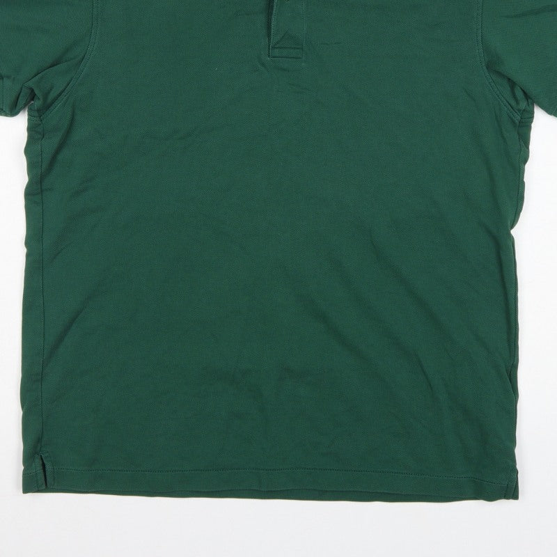 Uniqlo Men’s Green M Piqué Cotton Blend Short Sleeve Polo Shirt
