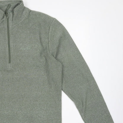 Peter Storm Men’s Green Small 1/4 Zip Fleece Sweatshirt High Neck