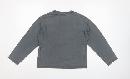 Zara Girls Grey Barbie Graphic Long Sleeve T-Shirt 9-10 Years