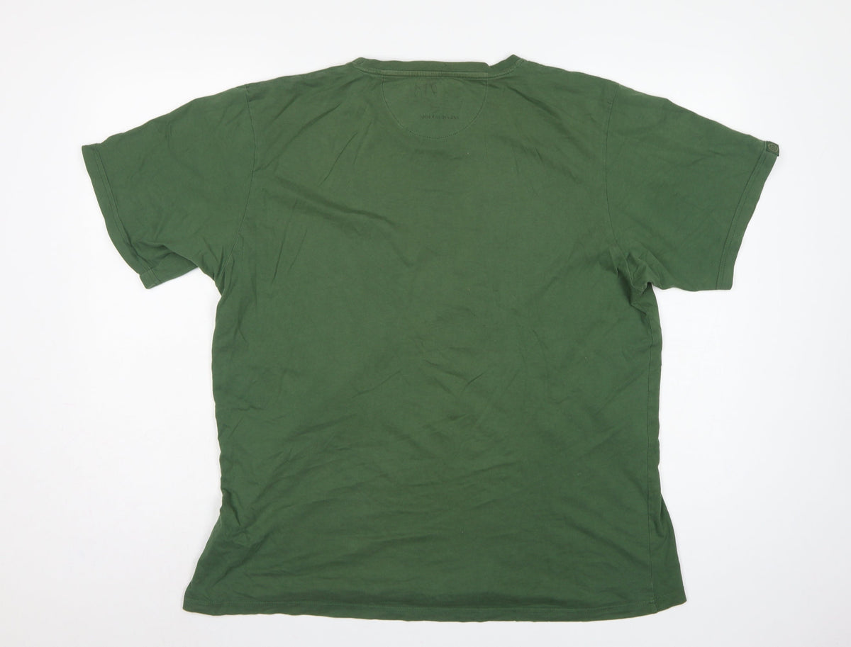 Nicholas Deakins Men’s Green 2XL Casual Olympians Graphic T-Shirt