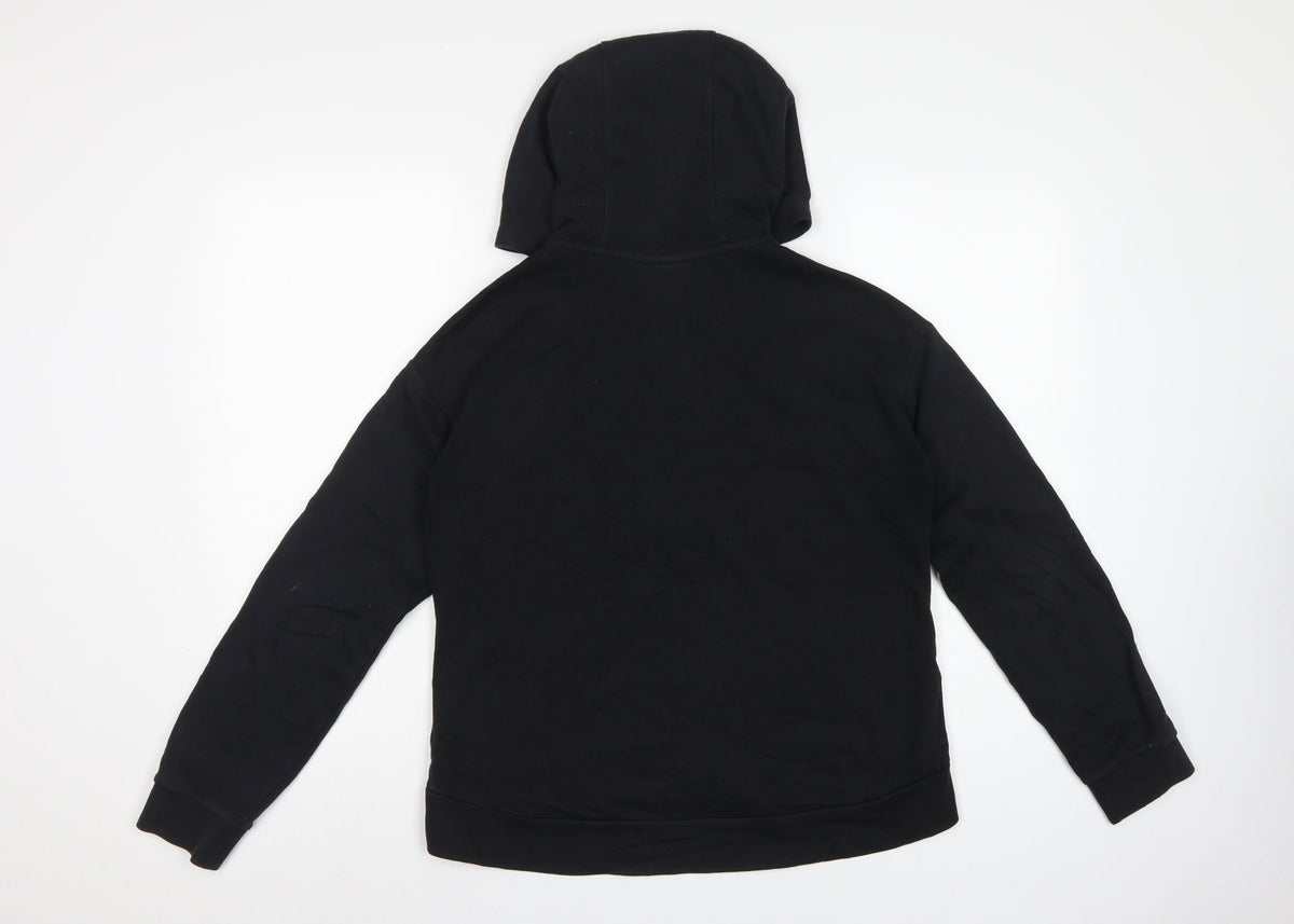 Nike Boys Black XL 13-14 Years Full Zip Hooded Hoodie Logo