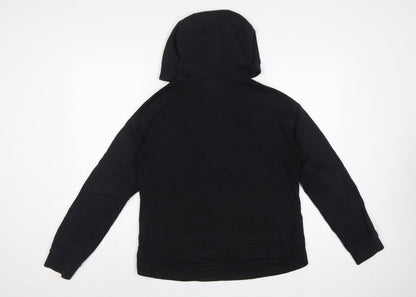 Nike Boys Black XL 13-14 Years Full Zip Hooded Hoodie Logo