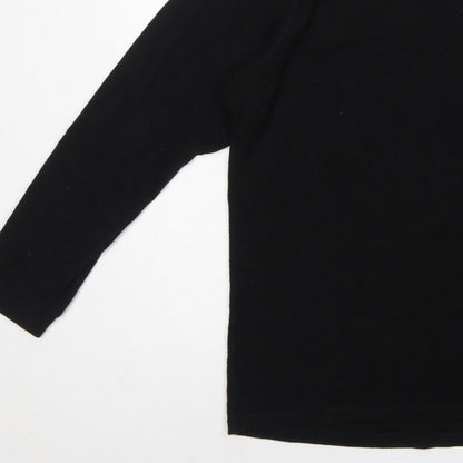 UNIQLO Men’s Black XL HEATTECH Thermal Long Sleeve Crew Neck T-Shirt