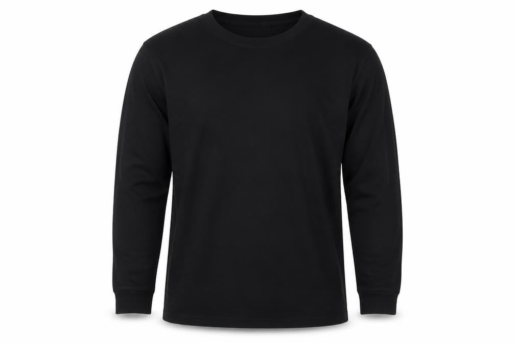 UNIQLO Men’s Black XL HEATTECH Thermal Long Sleeve Crew Neck T-Shirt