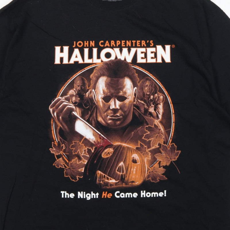 Hell On Shirts Men's Black 2XL Halloween Graphic Print Pullover Sweatshirt
