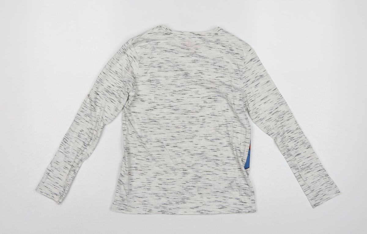 C&A Boys Grey Spider-Man Long Sleeve Pyjama Top Age 10 Years