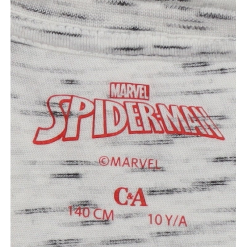 C&A Boys Grey Spider-Man Long Sleeve Pyjama Top Age 10 Years