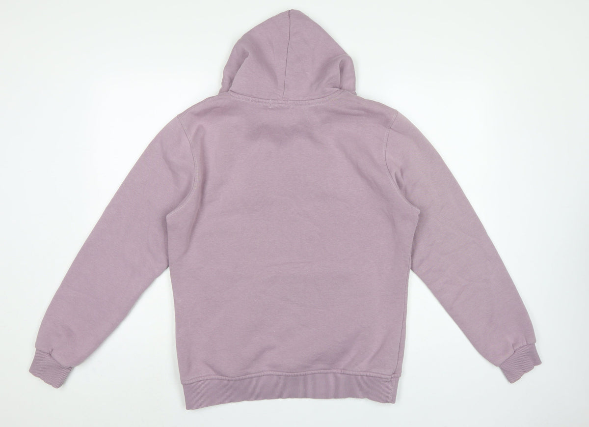 Palm Angels Women’s Pink XL Pullover Hoodie Embroidered Logo