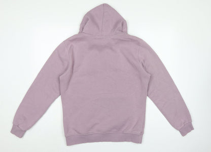 Palm Angels Women’s Pink XL Pullover Hoodie Embroidered Logo