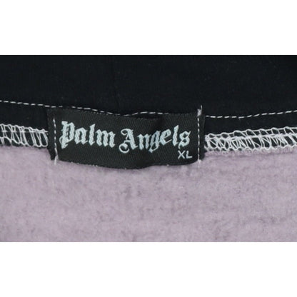 Palm Angels Women’s Pink XL Pullover Hoodie Embroidered Logo