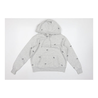 H&M L.O.G.G. Women Grey S Mickey Mouse Hooded Pullover Sweatshirt