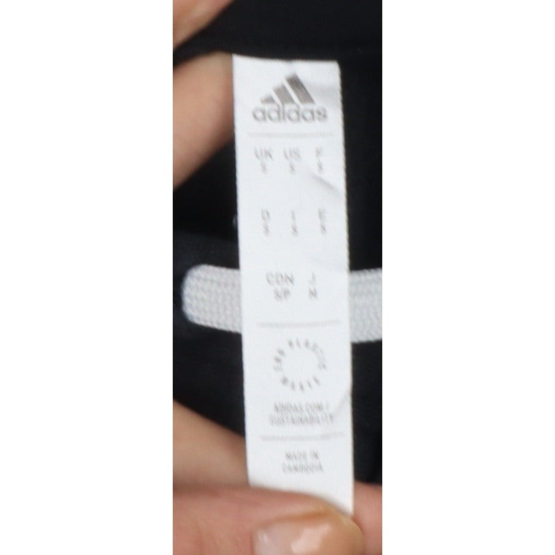 adidas Men’s Black S Pullover Hoodie Logo Sports Fleece