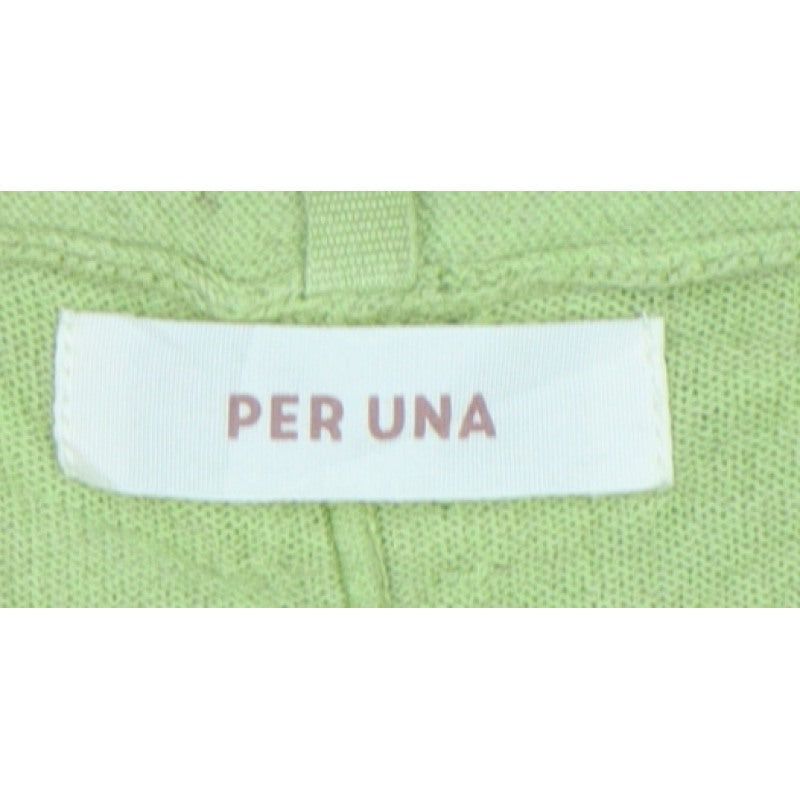 Per Una Women Green Linen Lyocell V-Neck Button Cardigan Size S