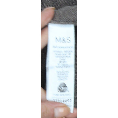 Marks & Spencer Men’s Brown Lambswool V-Neck Pullover Jumper M