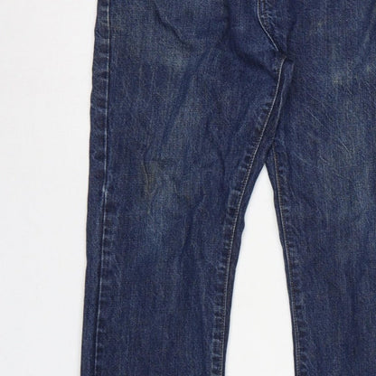 Bluenotes Men’s Blue W32 Straight Leg 100% Cotton Dark Wash Jeans