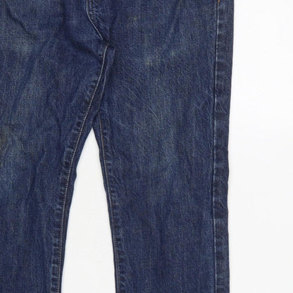 Bluenotes Men’s Blue W32 Straight Leg 100% Cotton Dark Wash Jeans