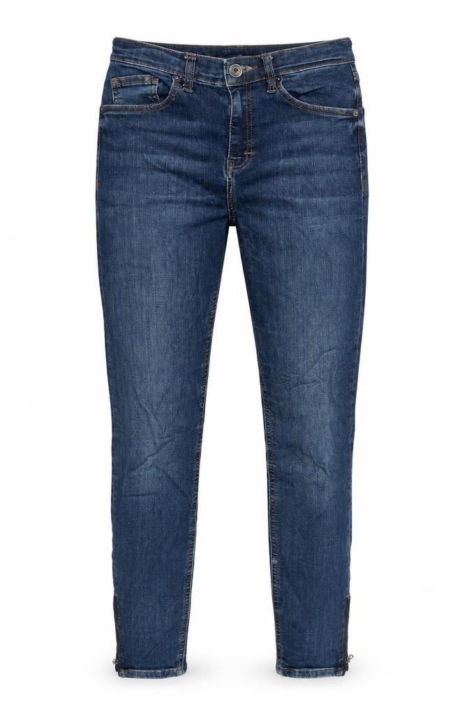 Topshop Moto Women’s Blue W28 L32 Skinny Stretch Jeans Ankle Zip