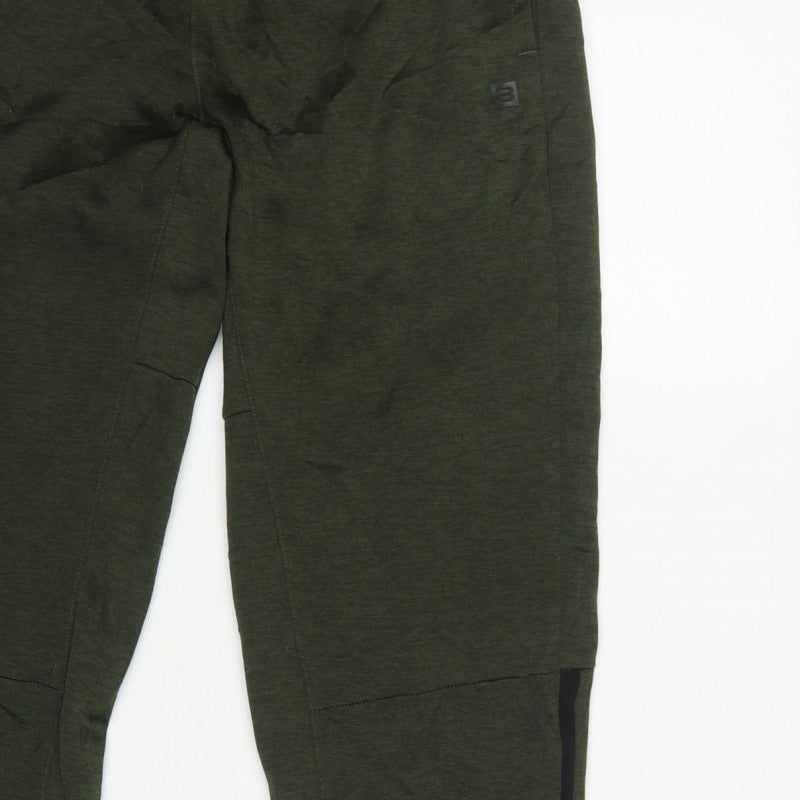 Layer 8 Men’s Green M Tapered Cuffed Sweatpants Joggers