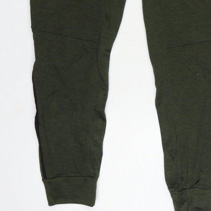 Layer 8 Men’s Green M Tapered Cuffed Sweatpants Joggers